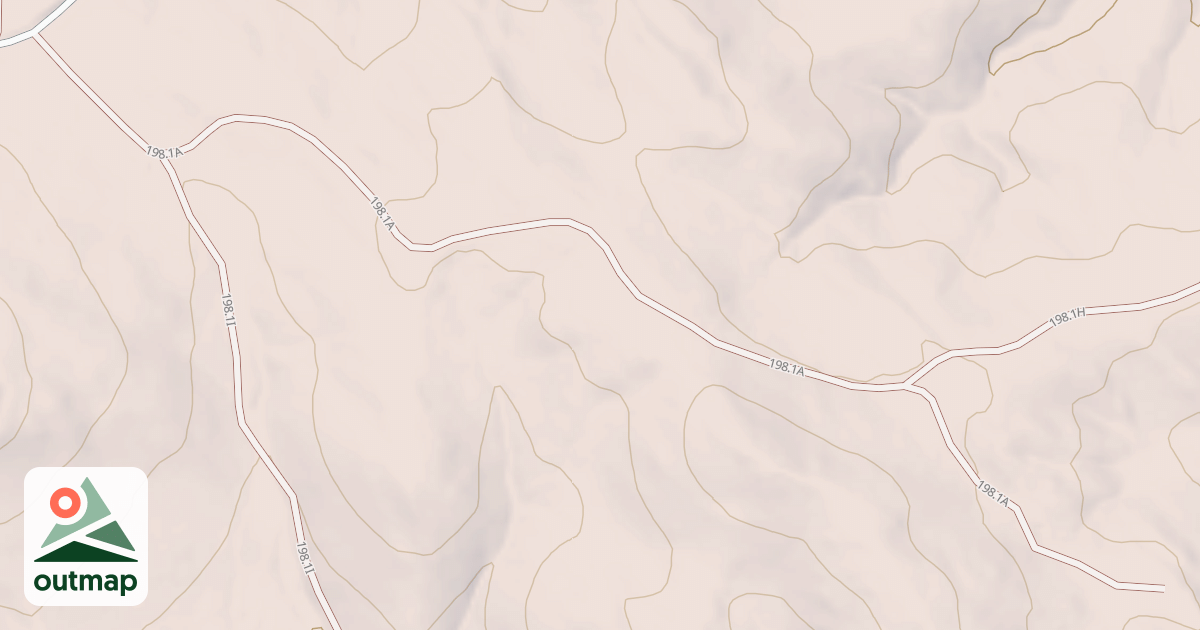 Map of BENCHMARK BR 1A