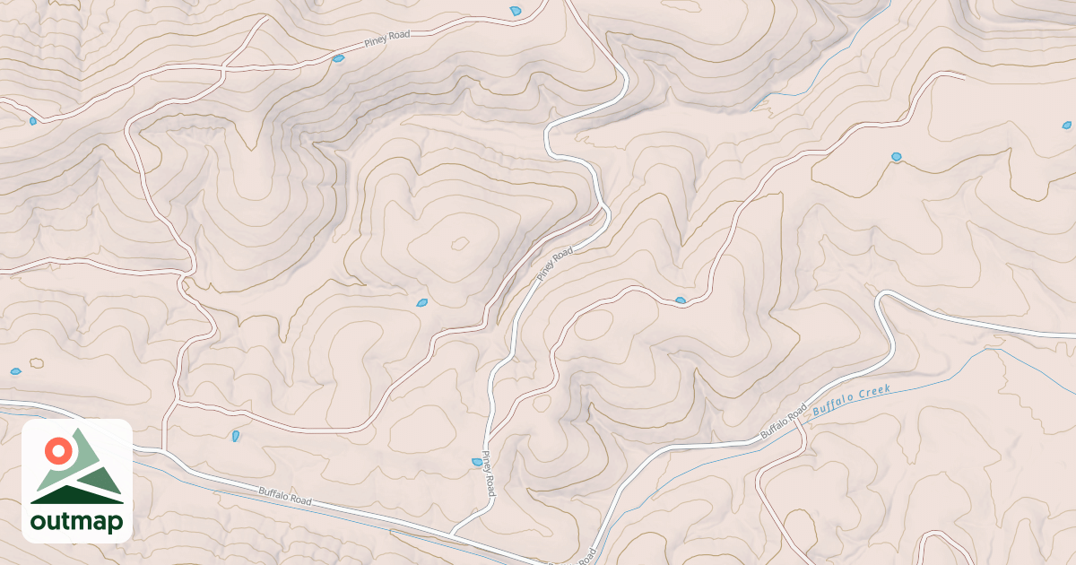 Map of PINEY
