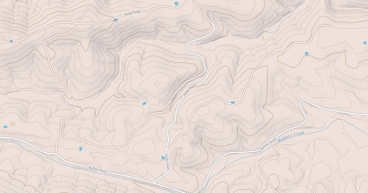 Map preview of PINEY