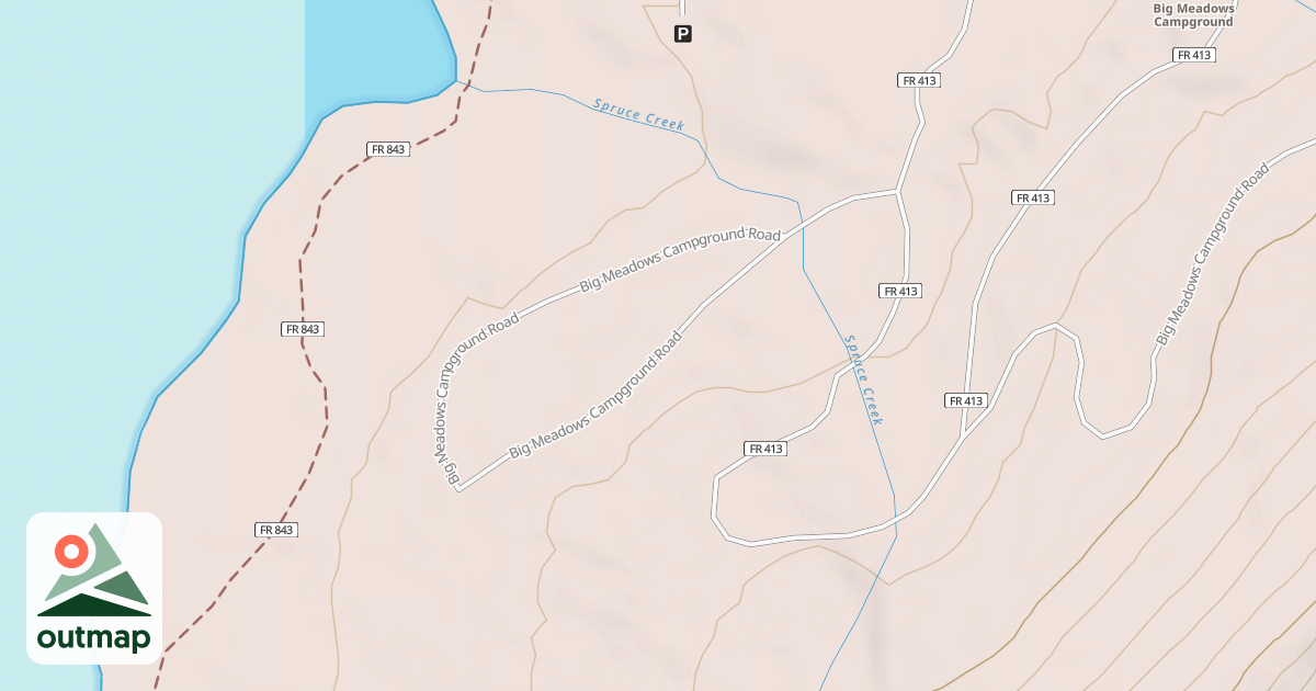 Map of BIG MEADOWS CG