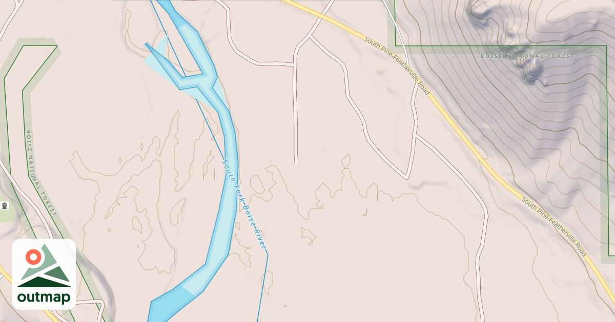 Map of ANDERSON BACKWATER