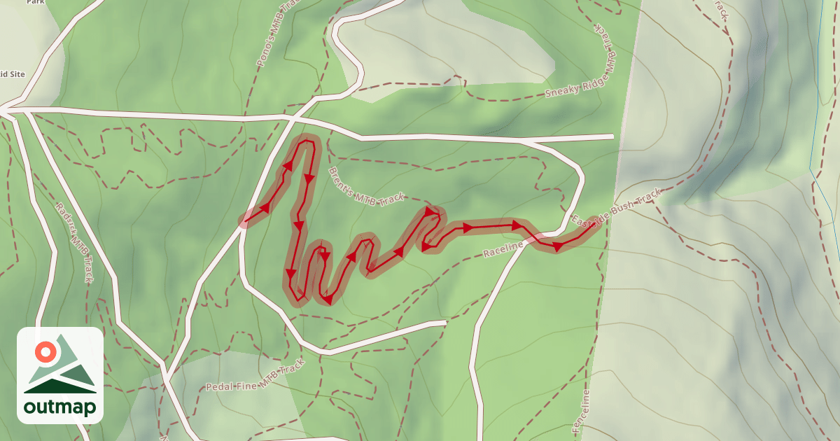 Map of Radsick MTB Track