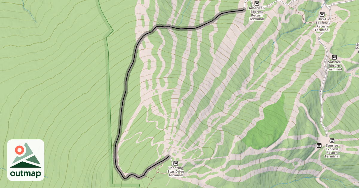 Map of Maintenance Road