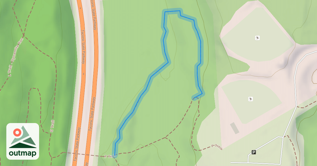 Map of B Trail
