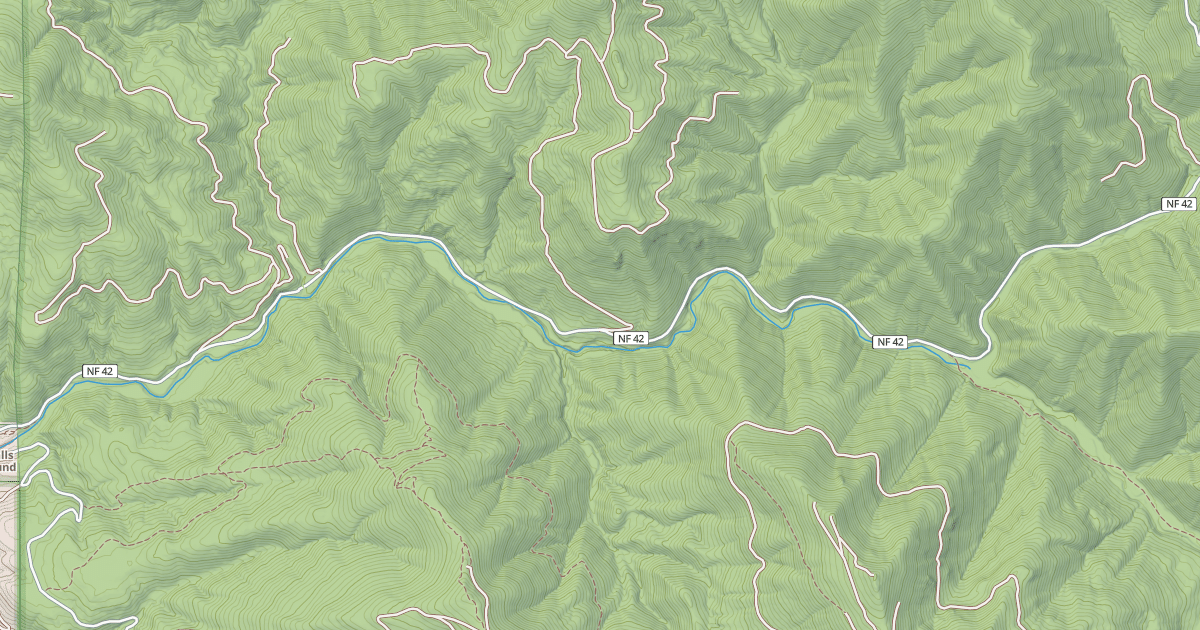 Map preview of E.FORK LEWIS R