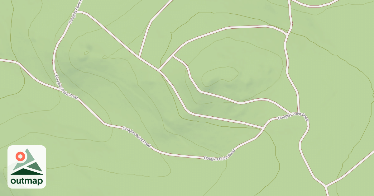 Map of DOUGLAS POINT ROAD