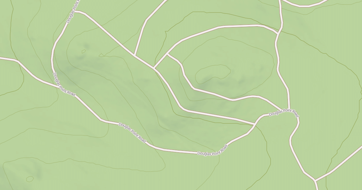 Map preview of DOUGLAS POINT ROAD
