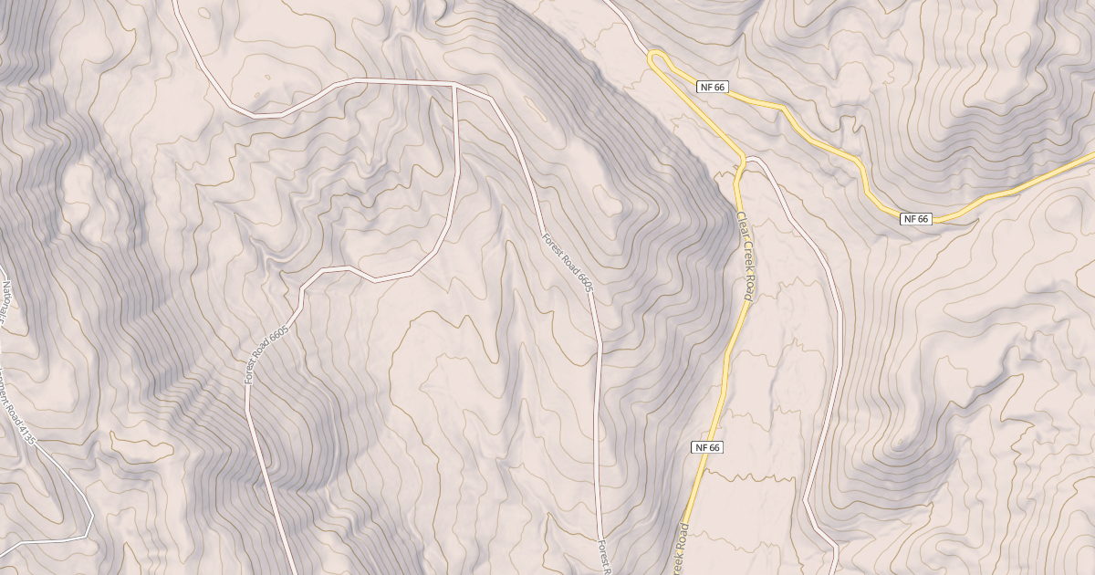 Map preview of USFS National Forest System Roads {71DC7D58-1567-4EAD-9D2A-22C6C2ED90A5}