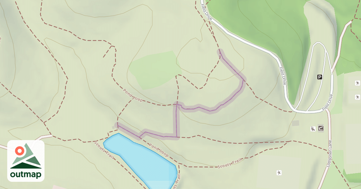 Map of Rachel Carson Trail