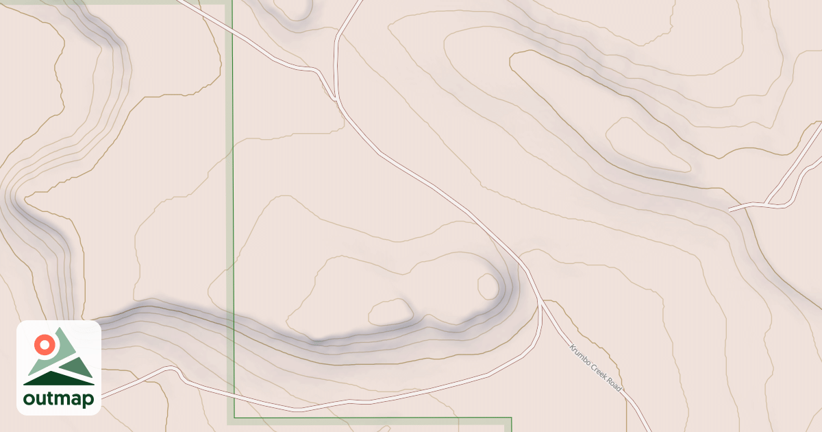 Map of Desert Trail  (Unmarked)