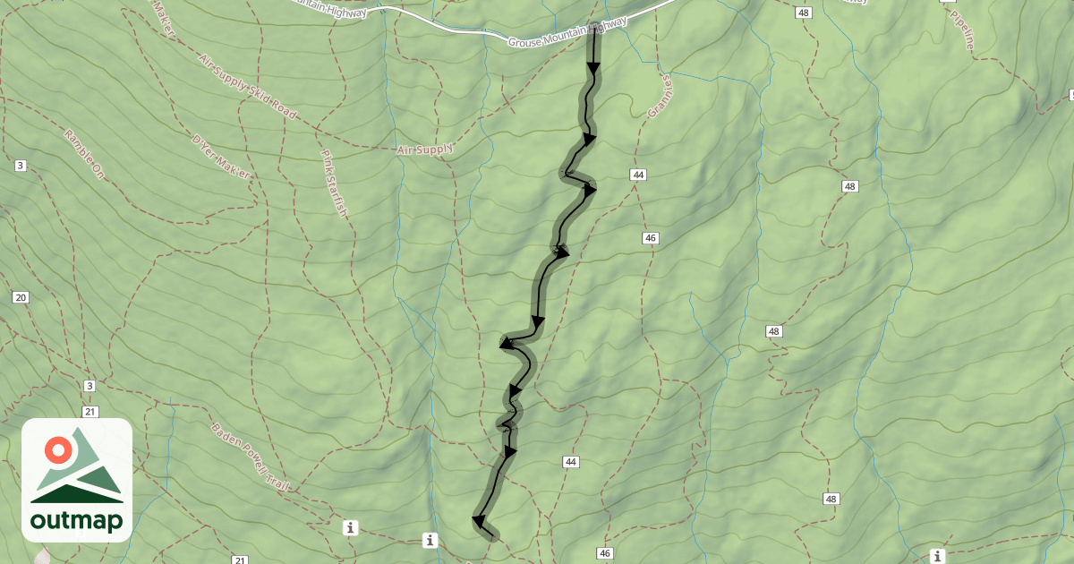 Map of Lower Oil Can