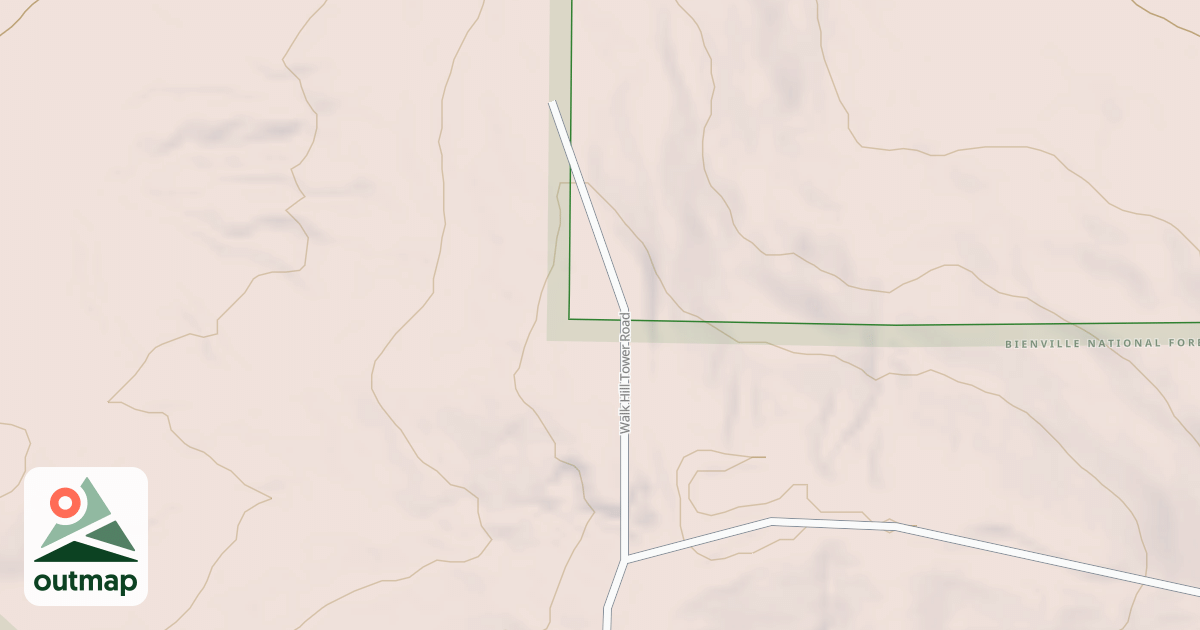 Map of USFS Motor Vehicle Use Map Roads {DC551BEC-4467-4018-829E-4A35D2ABC74B}