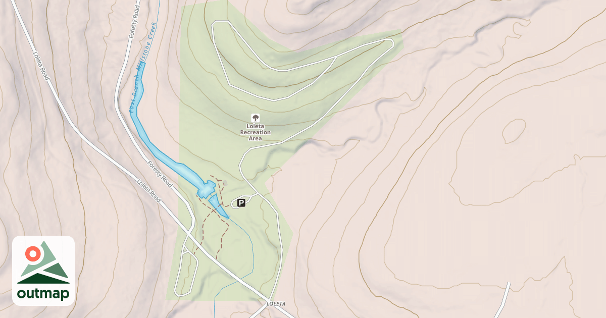 Map of LOLETA CAMPGROUND