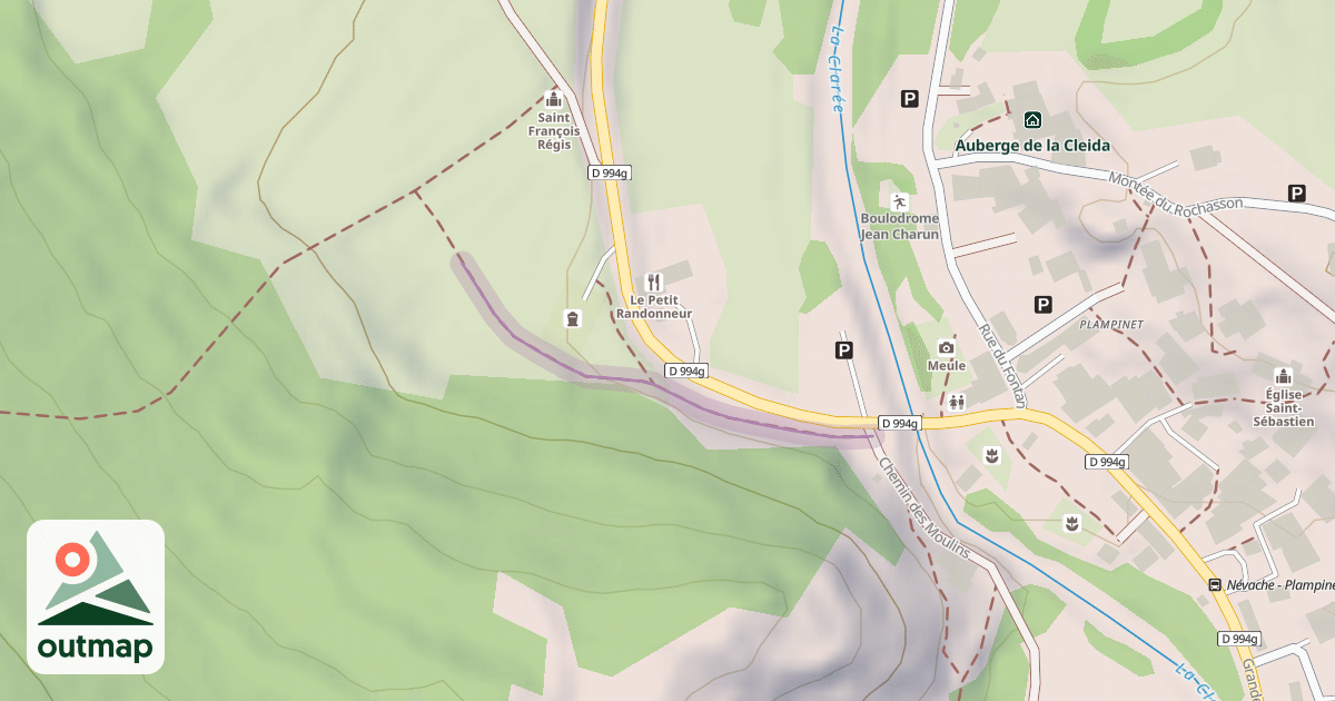 Map of Liaison Plampinet