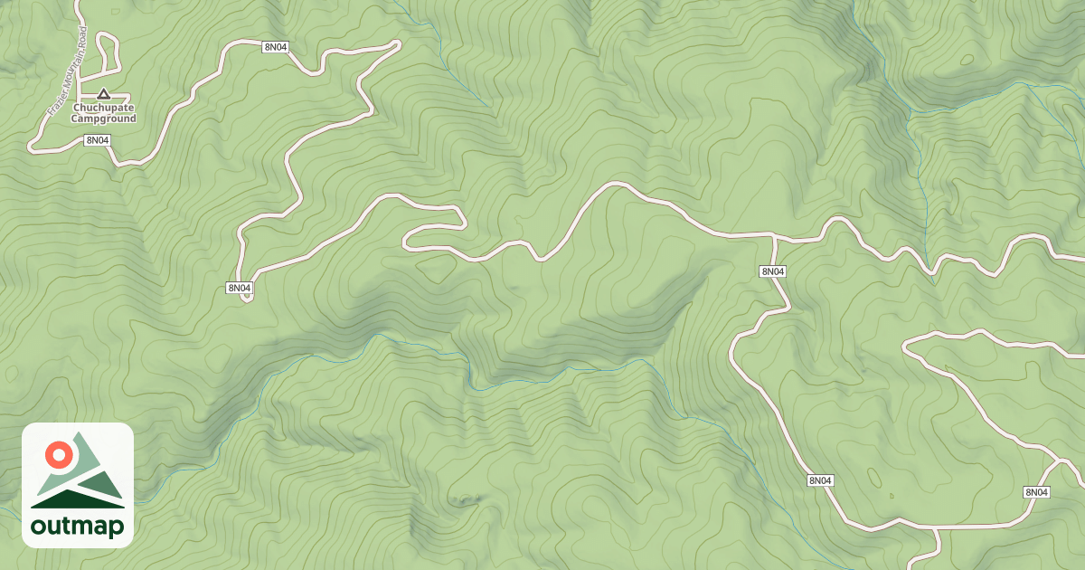 Map of FRAZIER MTN. OHV