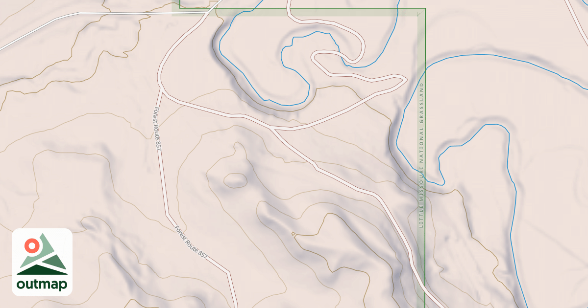 Map of (FDR) CHERRY CREEK