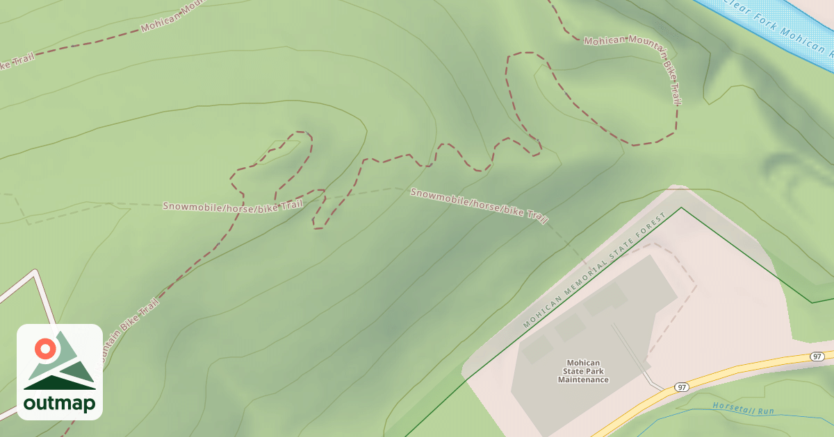 Map of Snowmobile Trail