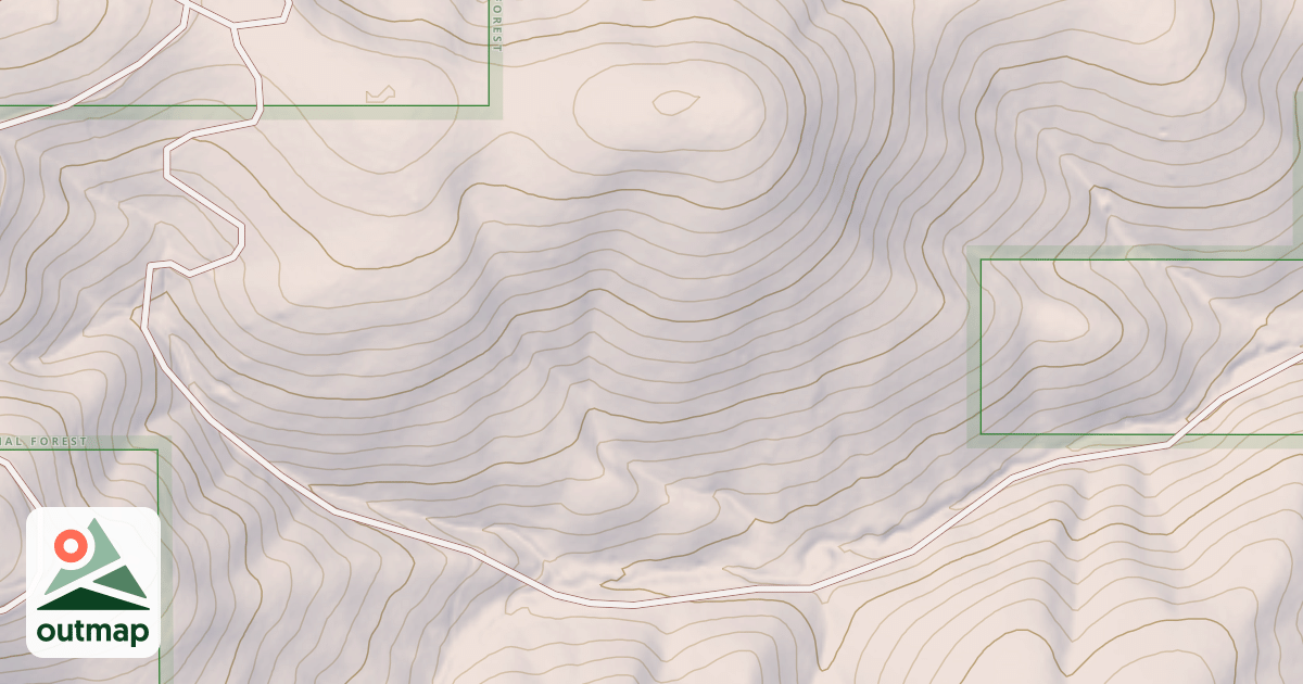 Map of USFS National Forest System Roads {9544C1A8-D37B-4935-9918-0A401D4457C0}