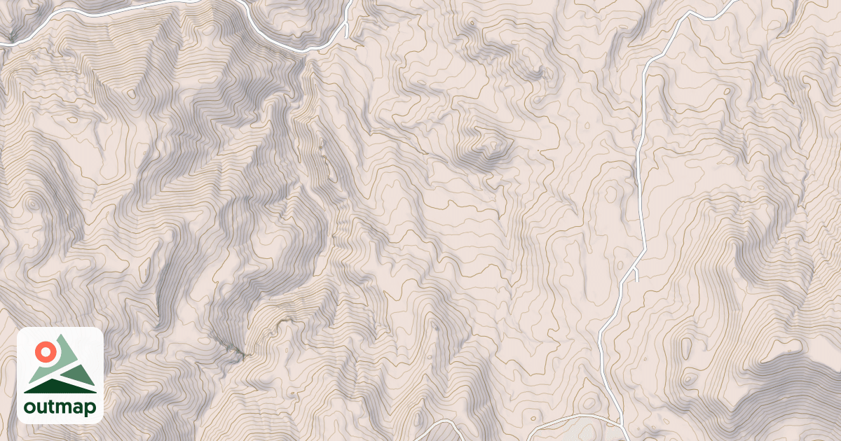 Map of BADGER GULCH-BEAVERDAM PASS