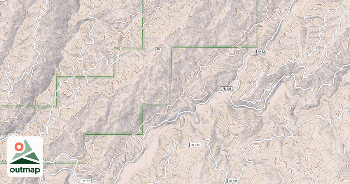 Map of CAMP CREEK CONNECTION