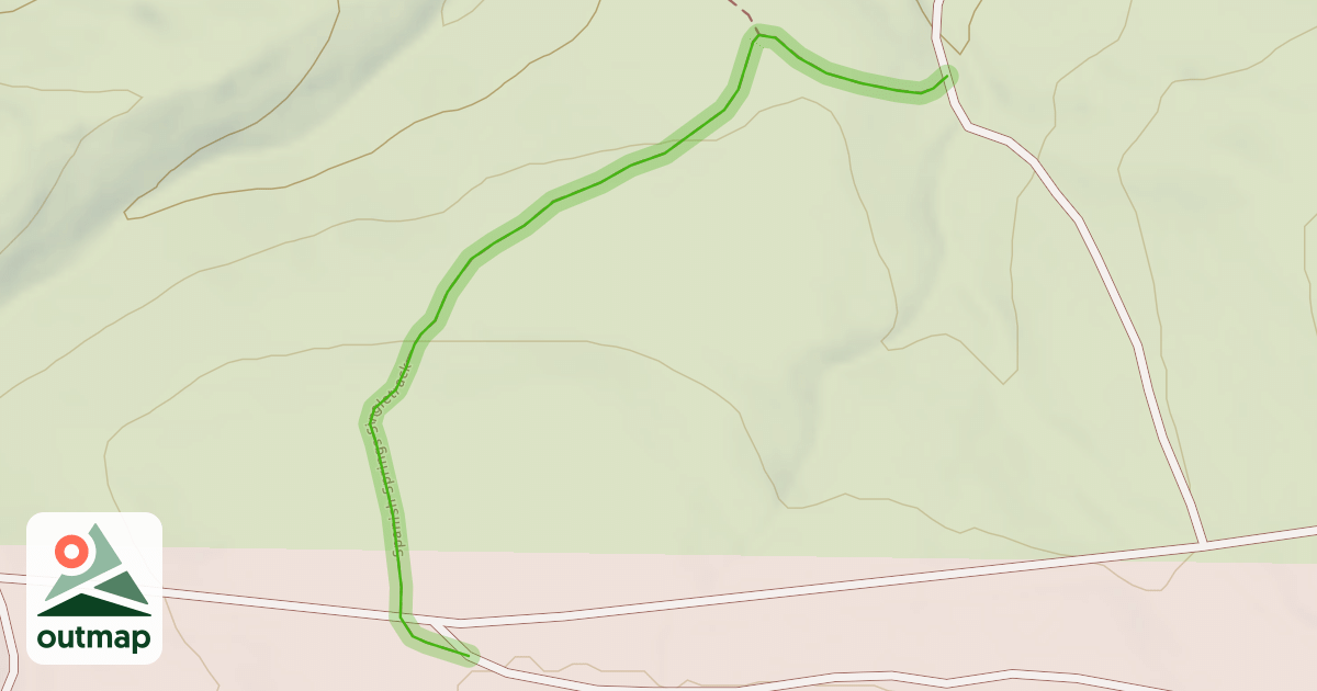 Map of Spanish Springs Singletrack
