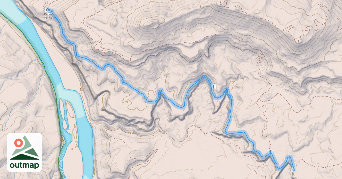 Map of Mary's Trail