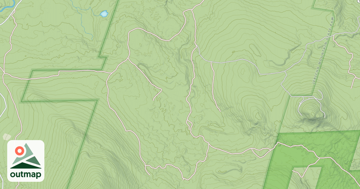Map of Brook Road