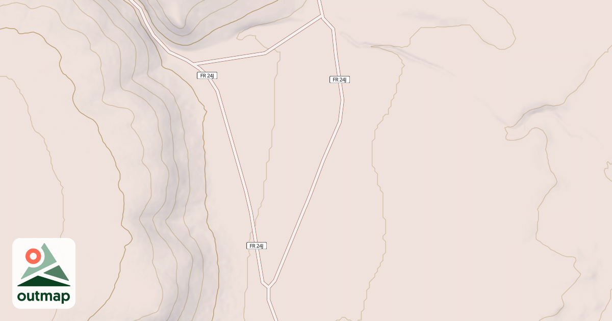 Map of USFS National Forest System Roads {CEAFCF78-D09C-46F0-8605-DC68DBF41F73}
