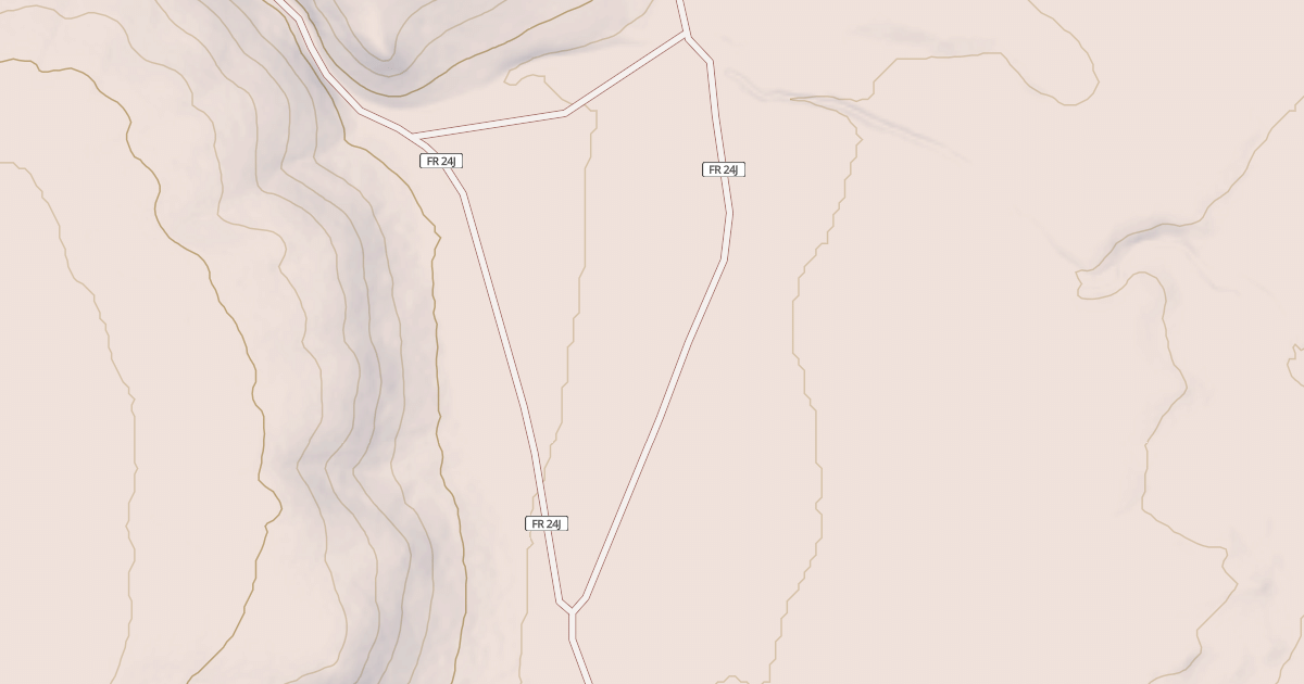 Map preview of USFS National Forest System Roads {CEAFCF78-D09C-46F0-8605-DC68DBF41F73}