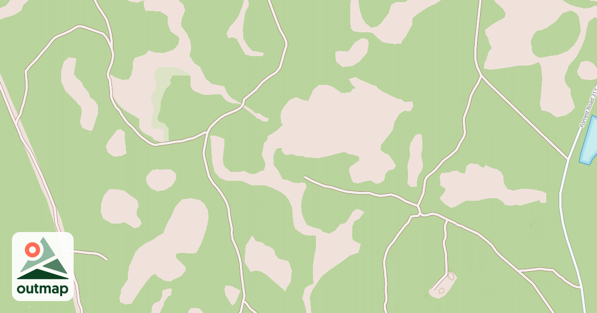 Map of USFS Motor Vehicle Use Map Roads {38FDBBB5-A359-439D-B4D5-B4C7A122E57D}