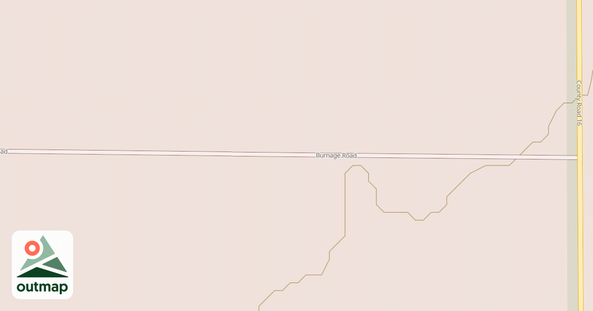 Map of BURNAGE