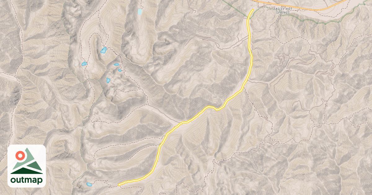 Map of Baker Creek Road