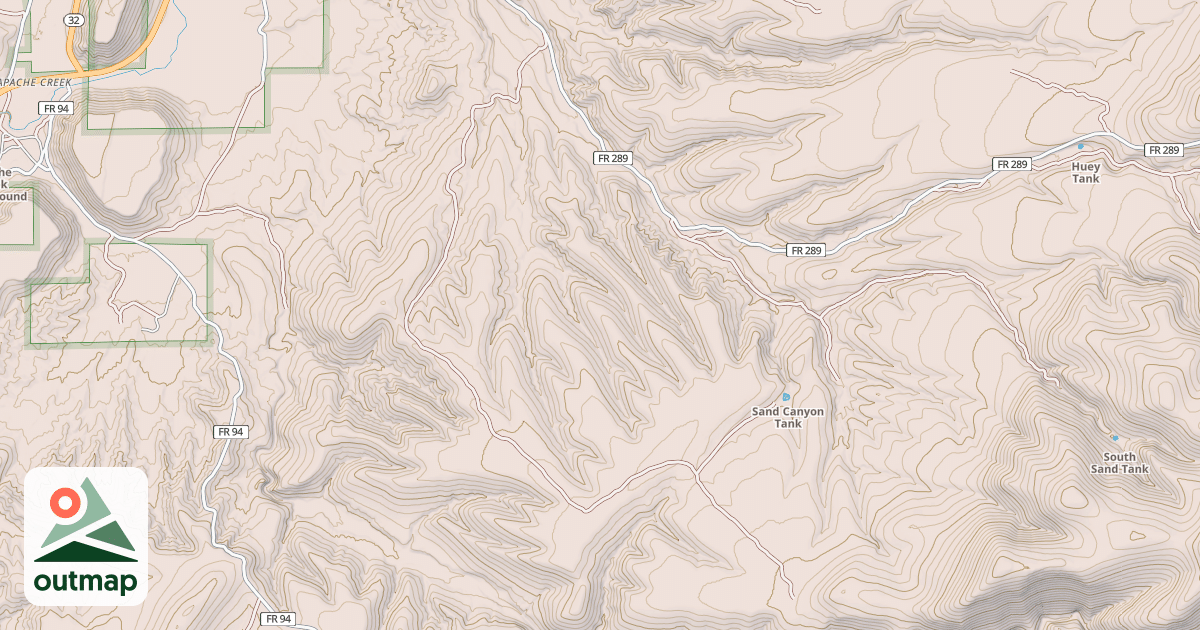 Map of 4033 S