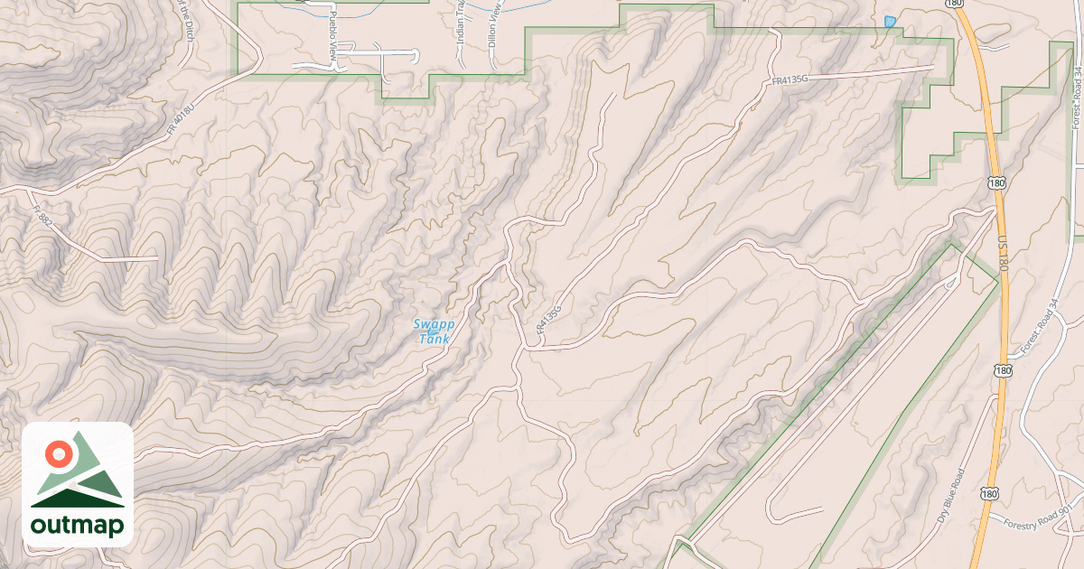 Map of 4026 O
