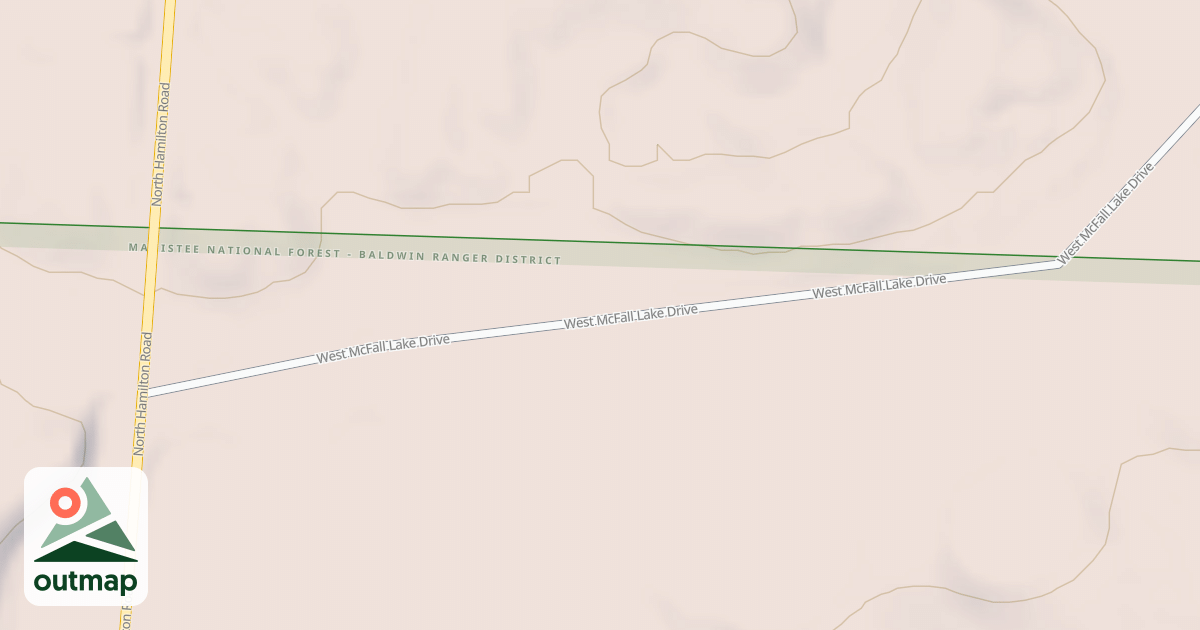 Map of MCFALL LAKE RD