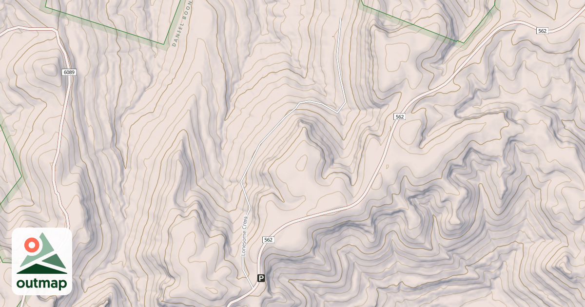 Map of LONESOME CREEK