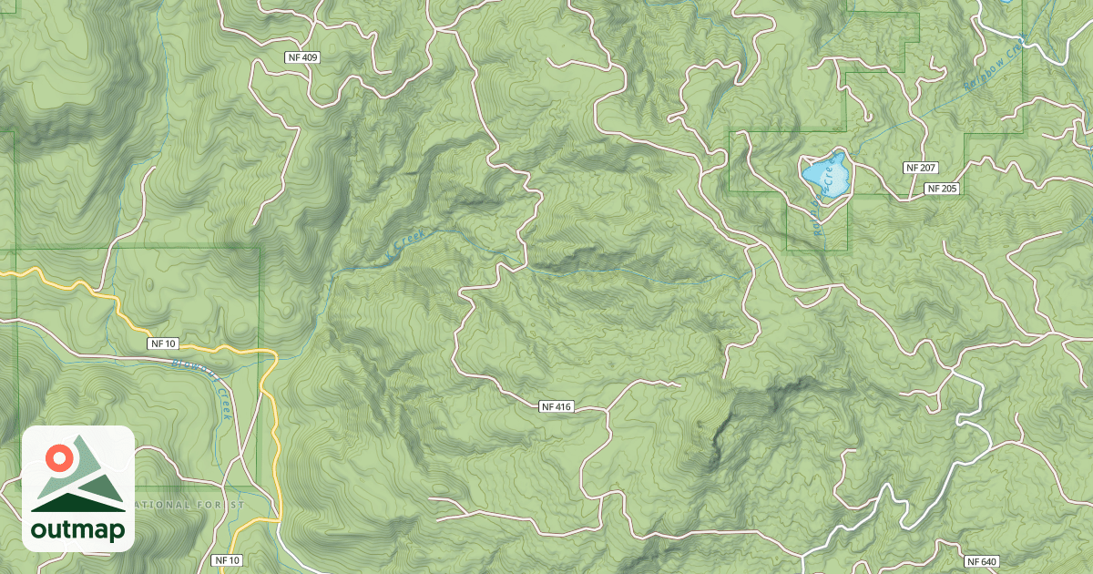 Map of FOGGY TOM ROAD