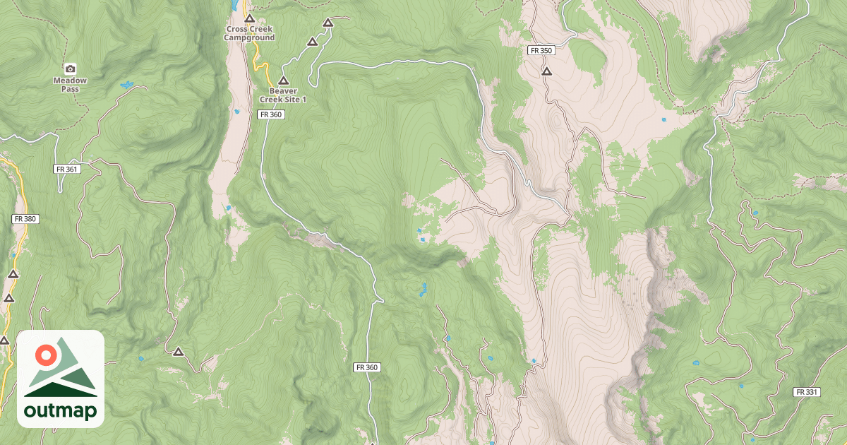 Map of CROSS CR