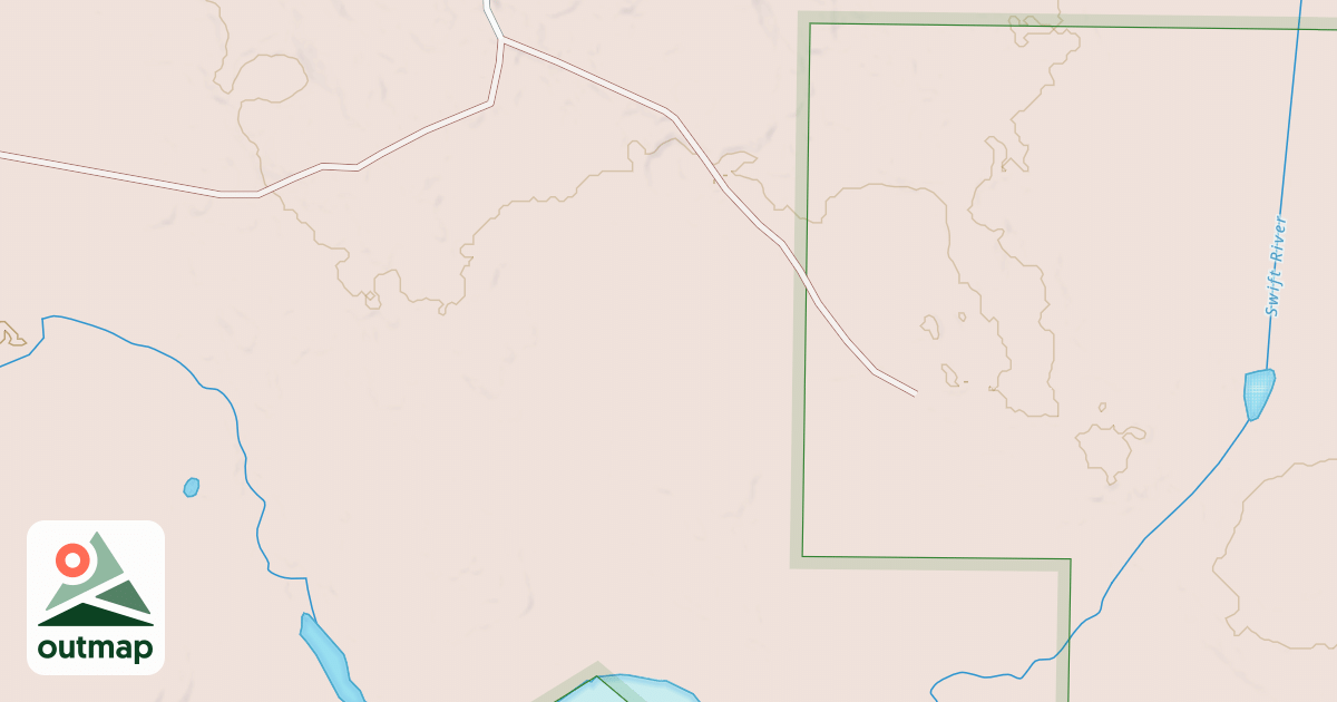 Map of LITTLE SWIFT LAKE SPUR B