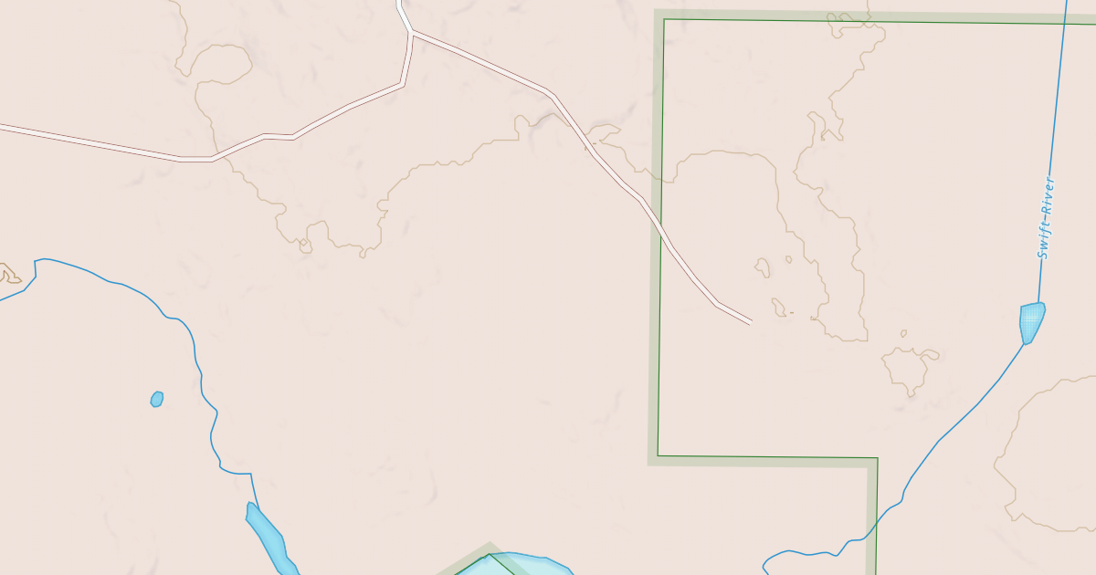 Map preview of LITTLE SWIFT LAKE SPUR B