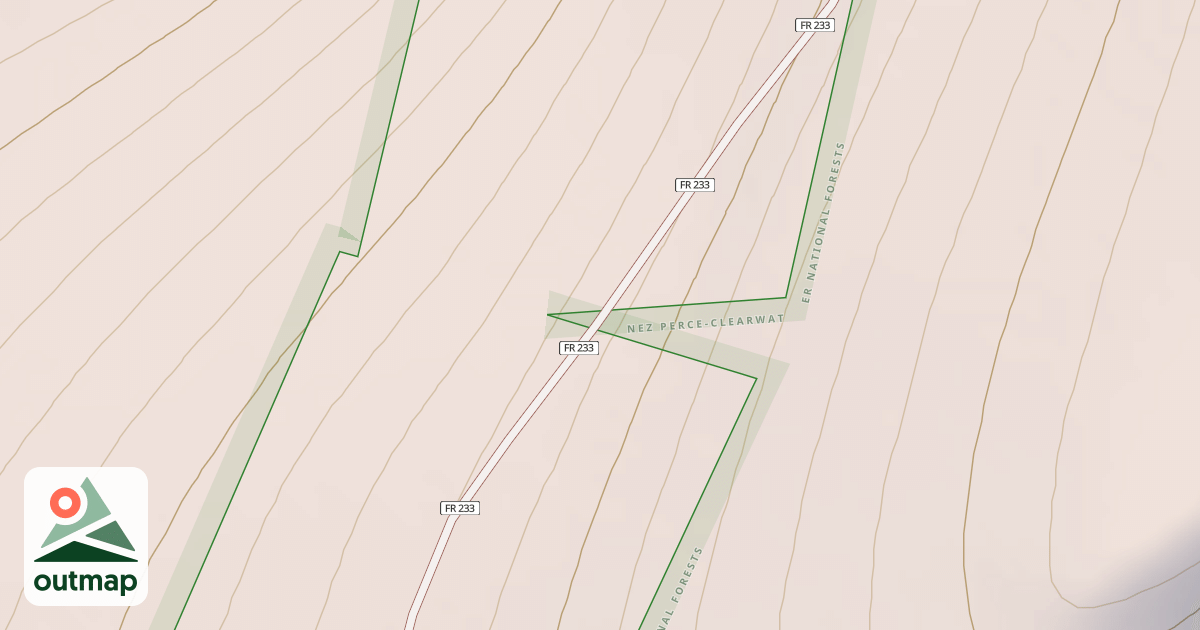 Map of CROOKED RIVER