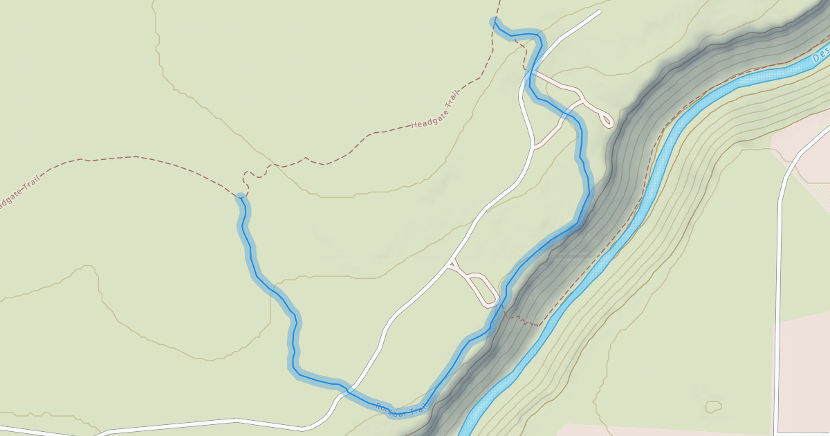 Map preview of Rockbar Trail