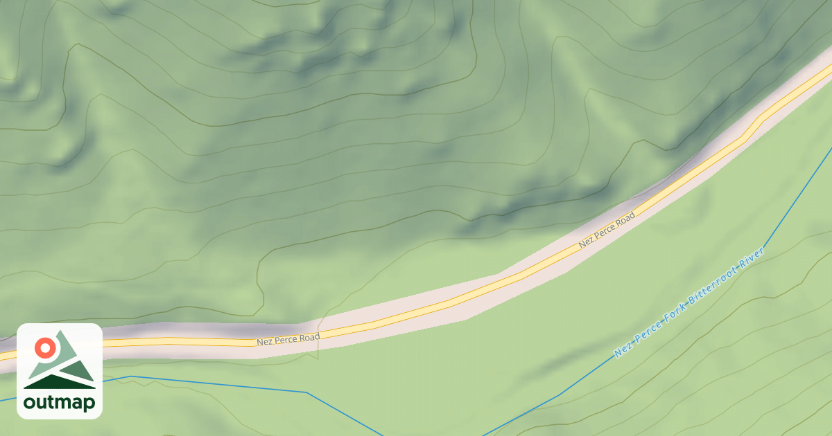 Map of (FDR) NEZ PERCE TRAIL