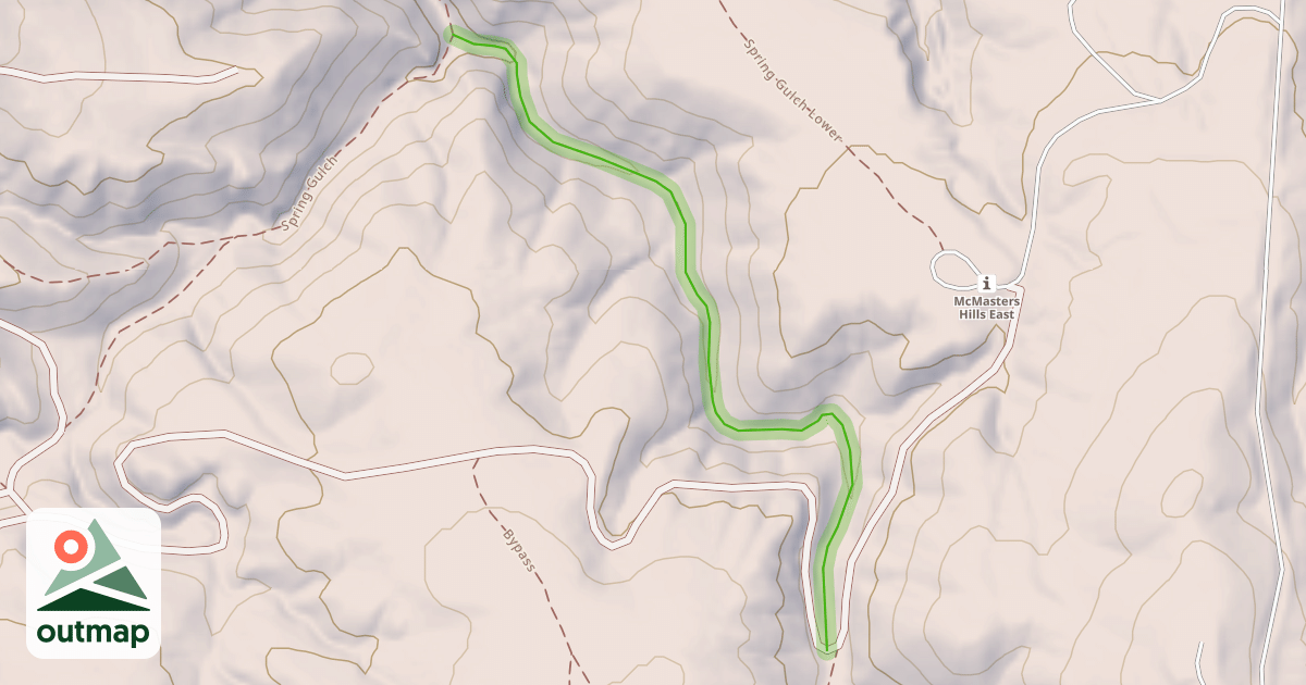 Map of Spring Gulch