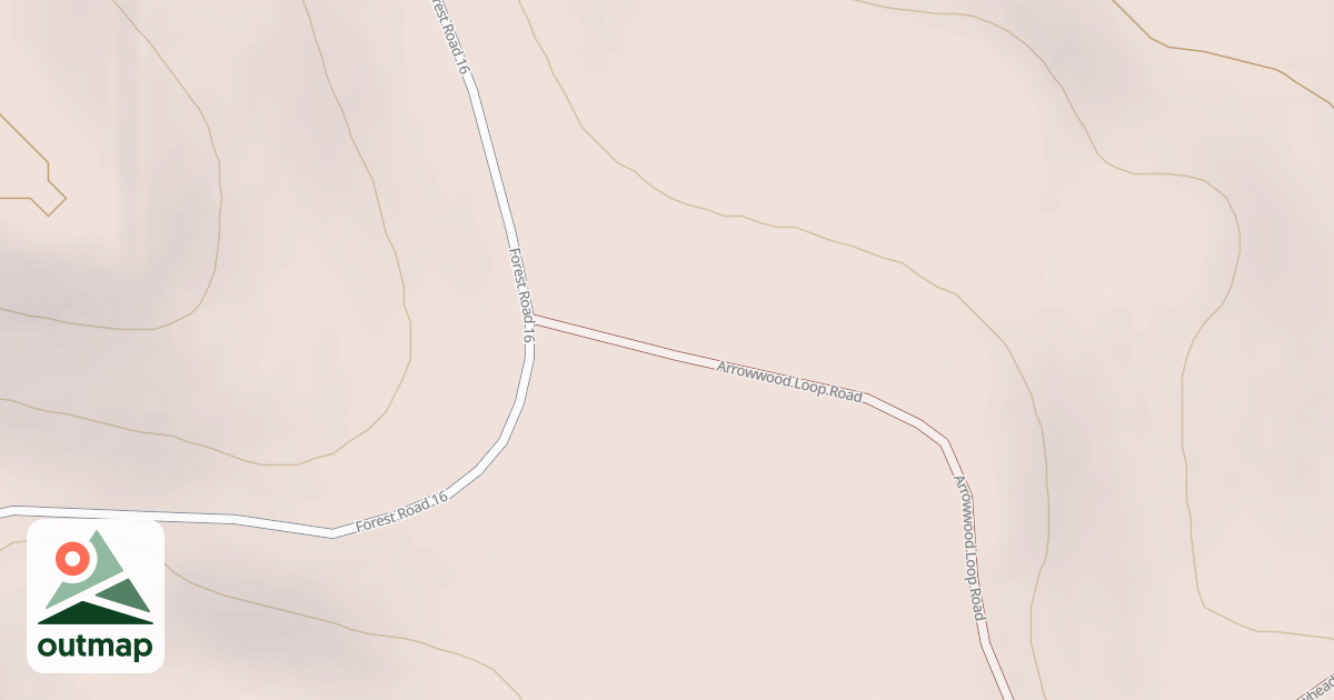 Map of USFS Motor Vehicle Use Map Roads {1A8B6925-2C63-48FA-8450-8ADC2422D27D}
