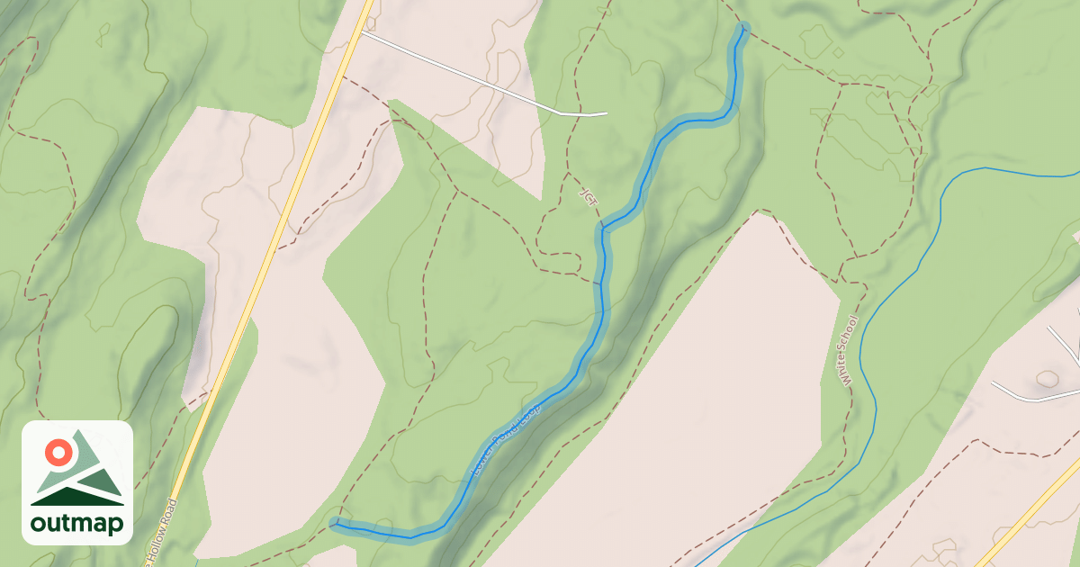 Map of Lower Pond Loop