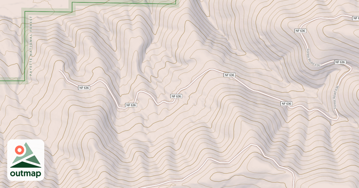 Map of CUPRUM SLOPE