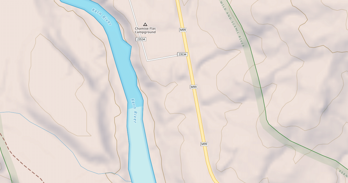 Map preview of CHAMISE FLAT