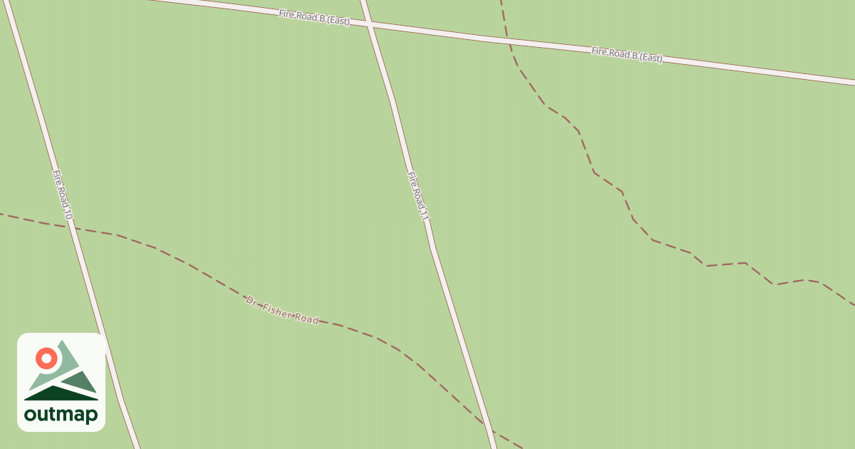 Map of Fire Road 52
