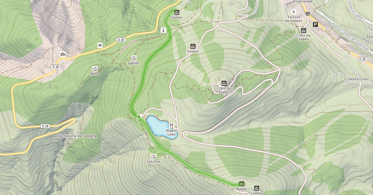 Map preview of Crêtes
